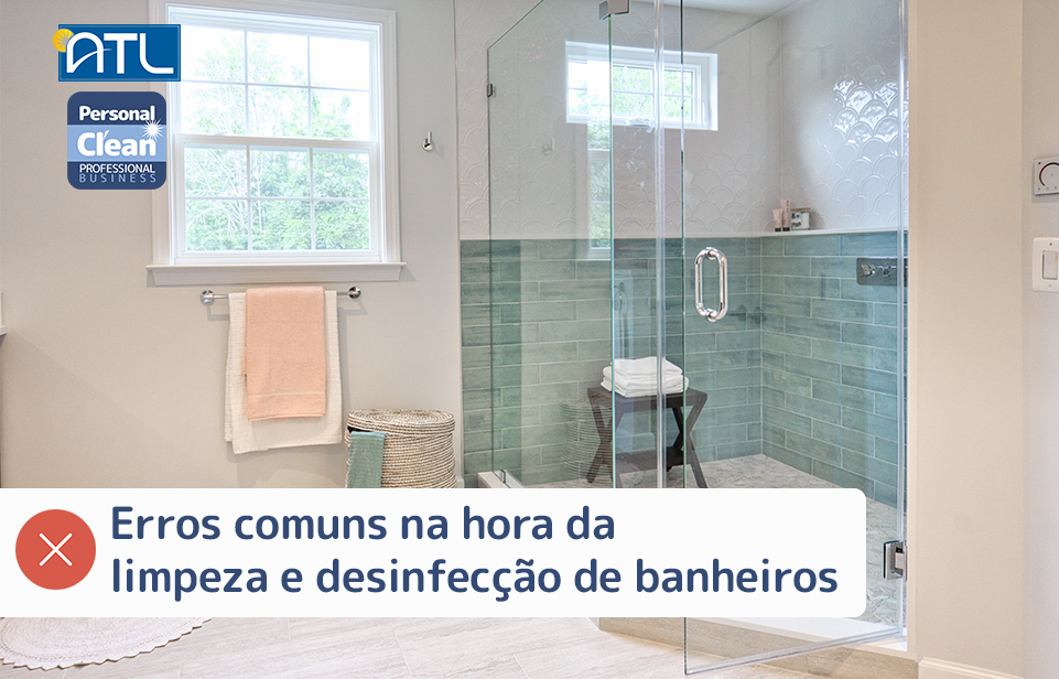 You are currently viewing Erros comuns na hora da limpeza e desinfecção de banheiros
